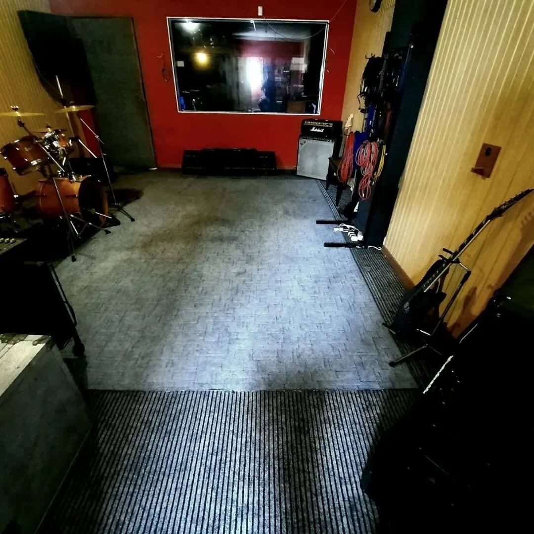 image inside the studio showing the room